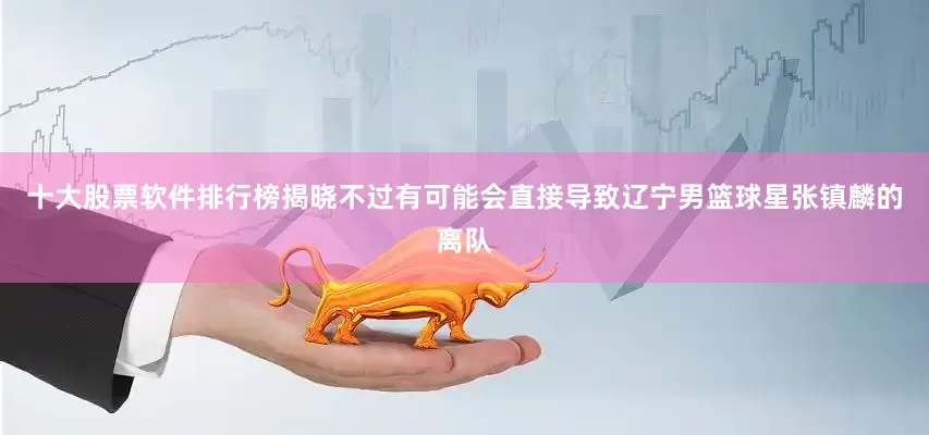 十大股票软件排行榜揭晓不过有可能会直接导致辽宁男篮球星张镇麟的离队